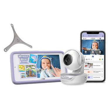 Nursery Pal Deluxe Touch Screen 5” Smart HD Baby Monitor with Touch Screen Viewer and Portable Camera